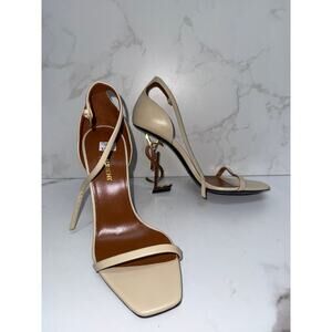 YSL Opyum Heel in Nude Size: 37.5
